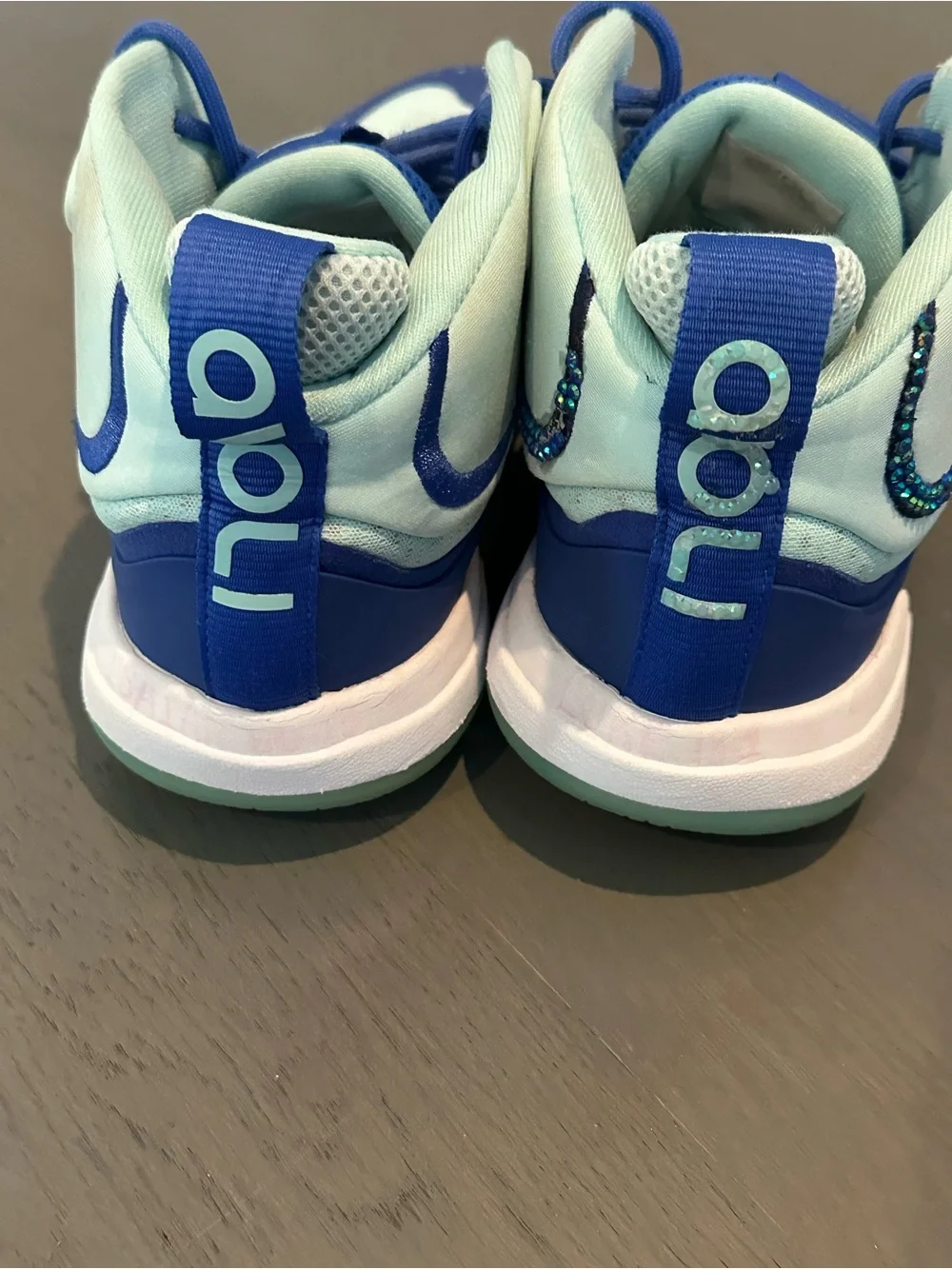 Avoli Mid Volleyball Sneakers Blue Mint Women’s Size 10.5 Court Sneakers